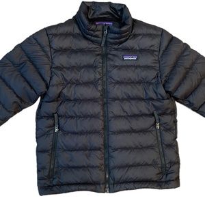 Patagonia XS (5-6) Kids down puffer jacket/sweater in black. Perfect condition!